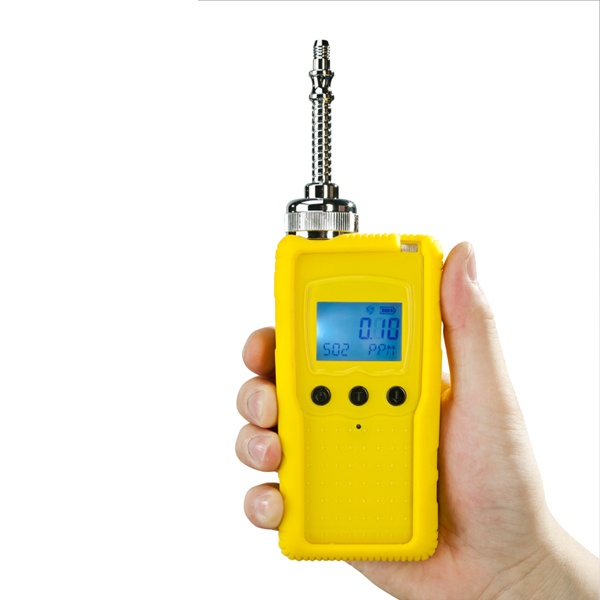 Portable hydrogen fluoride gas detector
